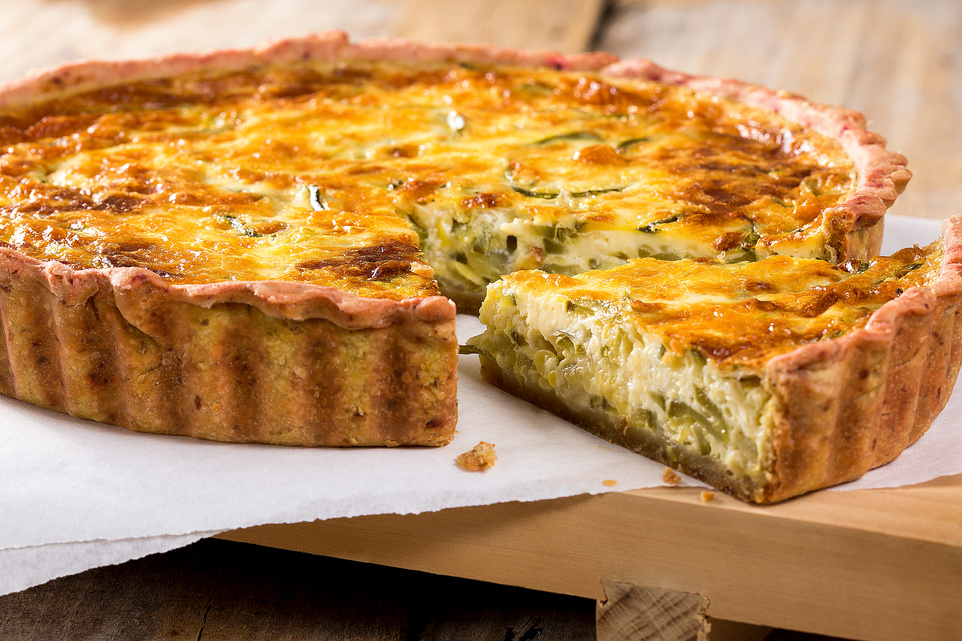 Leek quiche